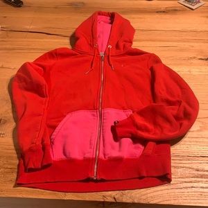 Red and pink Nike Jacket